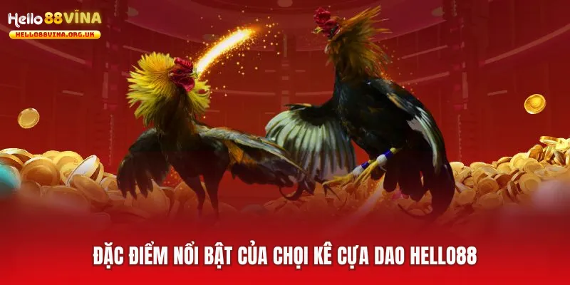 Đặc điểm nổi bật của chọi kê cựa dao Hello88